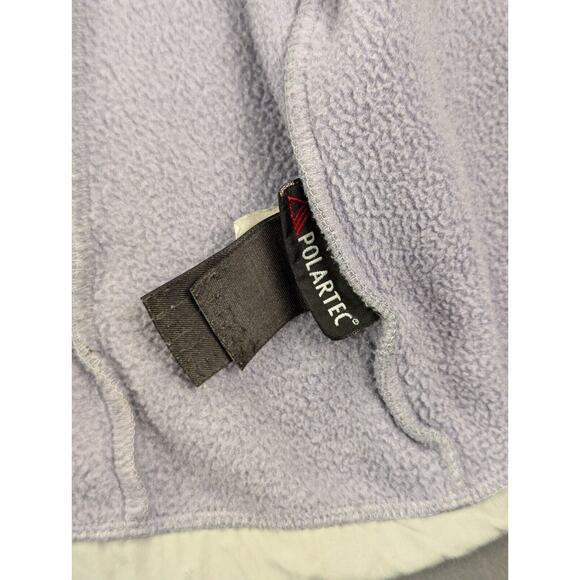 North Face Fleece Jacket XL Girls Purple Full Zip Polyester Rayon Outdoor - Picture 6 of 13